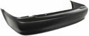 1999-2003 Mazda Protege Rear Bumper Cover, Primed, Sedan.