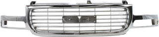 1999-2002 GMC Sierra Pickup Truck Grille, Chrome.
