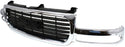 1999-2002 GMC Sierra Pickup Truck Grille, Chrome Shell/Black Insert.