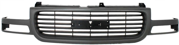 1999-2002 GMC Sierra Pickup Truck Grille,gray Shell/Black Insert.