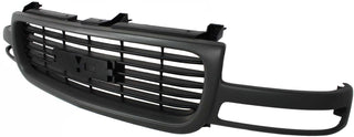 1999-2002 GMC Sierra Pickup Truck Grille,gray Shell/Black Insert.