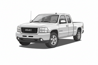 1999-2006 GMC Sierra Front Door Lower Door Skin, LH