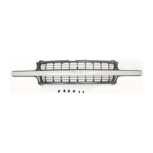 1999-2002 Chevy Silverado Pickup Truck Grille, Black.