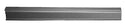 Long rectangular metal strip with a reflective surface. 2006-2011 Honda Civic 4dr Outer Rocker Panel, RH.