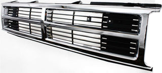 1987-1989 Toyota 4runner Grille, Center,Chrome Shell/Black Insert.