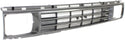 1987-1988 Toyota Pickup Grille, Dark Argent Shell/Black.