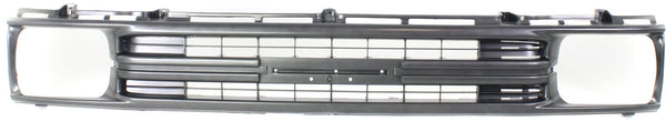 1989-1991 Toyota Pickup Grille, argent, 1-piece Type.
