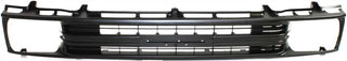 1989-1991 Toyota Pickup Grille, Black, 1-piece Type.