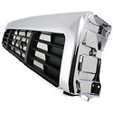 1989-1991 Toyota Pickup Grille, Chrome Shell/Black.