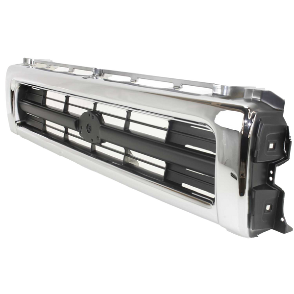1992-1995 Toyota Pickup Grille, Chrome Shell/Black 4WD.