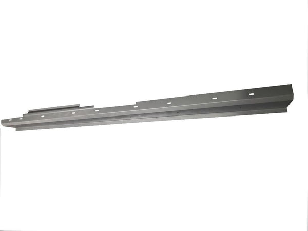 Metal track or rail on a white background. Dodge Caravan. 2008-2020 Dodge Caravan Outer Rocker Panel, LH.