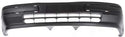 1995-1997 Toyota Tercel Front Bumper Cover, Textured, w/o Impact Molding.