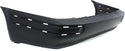 1995-1997  Toyota Tercel Rear Bumper Cover, Raw, With Impact Molding Holes.