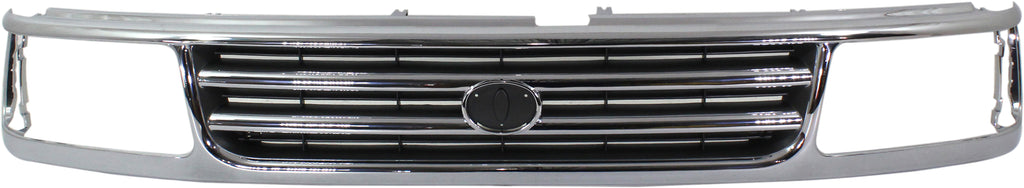 1993-1998 Toyota T100 Grille, Chrome Shell/Black | Classic 2 Current ...