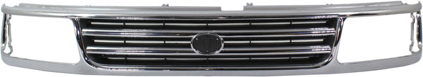 1993-1998 Toyota T100 Grille, Chrome Shell/Black.