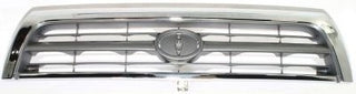 1996-1998 Toyota 4runner Grille, Chrome Shell/Silver.