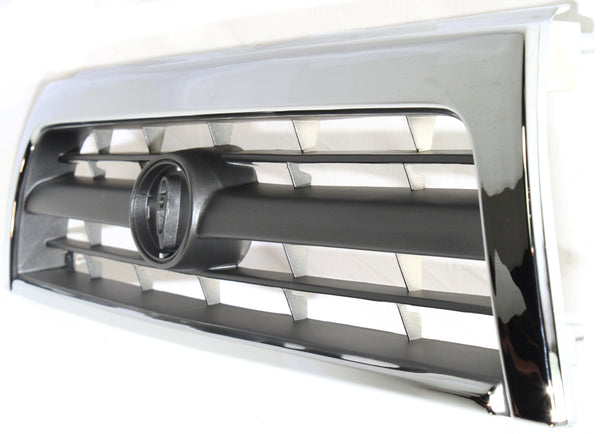 1996-1998 Toyota 4runner Grille, Chrome Shell/Silver.