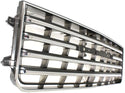 1981-1987 Toyota Land Cruiser Grille, Chrome Shell/Dark Gray Insert.