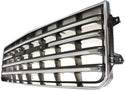 1981-1987 Toyota Land Cruiser Grille, Chrome Shell/Dark Gray Insert.