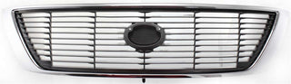1995-1997 Toyota Avalon Grille, Chrome Shell/Silver Gray.