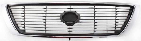 1995-1997 Toyota Avalon Grille, Chrome Shell/Silver Gray.