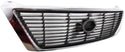 1995-1997 Toyota Avalon Grille, Chrome Shell/Silver Gray.