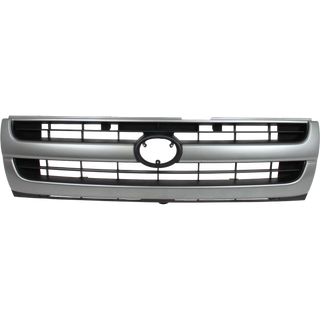 1997-2000 Toyota Tacoma Grille, Silver Shell/Black.