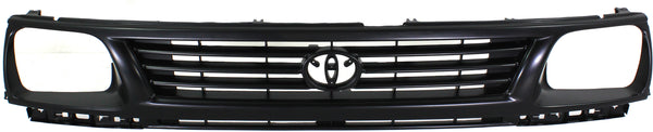 1995-1996 Toyota Tacoma Grille, Painted-Black, 2wd.