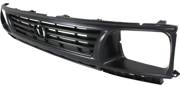 1995-1996 Toyota Tacoma Grille, Painted-Black, 2wd.