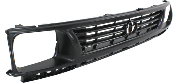 1995-1996 Toyota Tacoma Grille, Painted-Black, 2wd.
