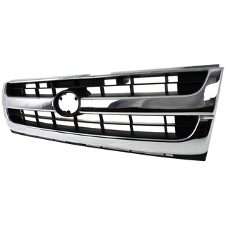 1997-2000 Toyota Tacoma Grille, Chrome Shell/Black.