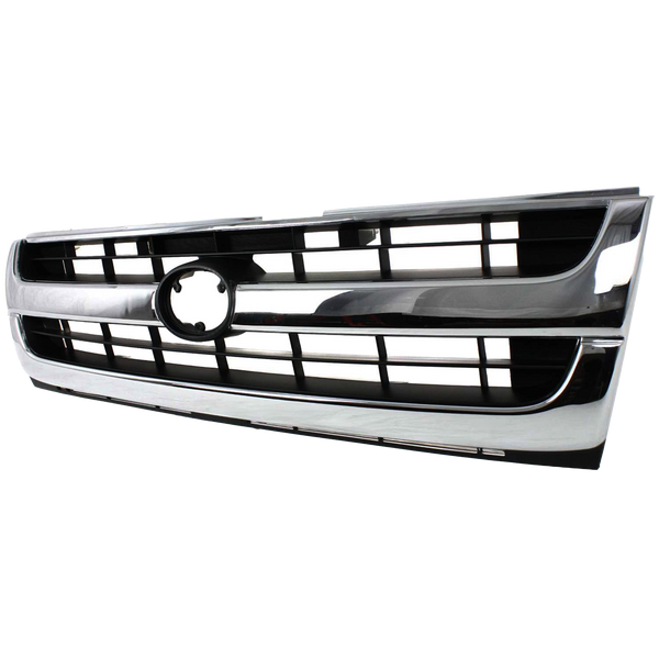 1997-2000 Toyota Tacoma Grille, Chrome Shell/Black.