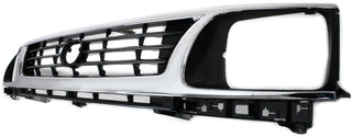 1995-1996 Toyota Tacoma Grille, Chrome Shell/Black.
