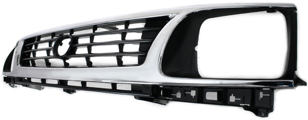 1995-1996 Toyota Tacoma Grille, Chrome Shell/Black.