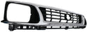 1995-1996 Toyota Tacoma Grille, Chrome Shell/Black.