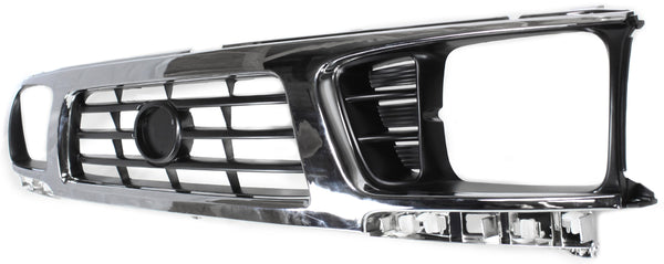 1995-1997 Toyota Tacoma Grille, Chrome Shell/Black.