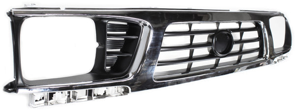 1995-1997 Toyota Tacoma Grille, Chrome Shell/Black.