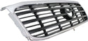 1998-2002 Toyota Land Cruiser Grille, Chrome Shell.