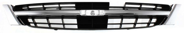 1997-1999 Nissan Maxima Grille, Chrome Shell/Black Insert.