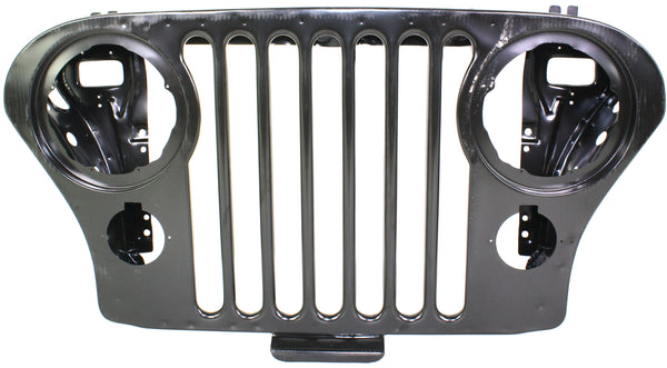 1972-1986 Jeep CJ 7 Grille, Insert, Steel, Black.