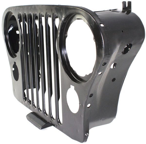 1972-1986 Jeep CJ 5 Grille, Insert, Steel, Black.