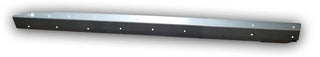 Metallic strip with embedded lights on a white background. 1998-2011 Lincoln Town Car Outer Rocker Panel, LH.