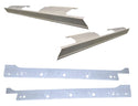 Set of metal blade components on a white background. 1998-2002 Ford Expedition Inner & Outer Rocker Panels Kit 