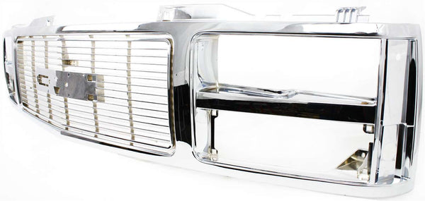 1988-1993 Chevy Pickup Grille, Chrome.
