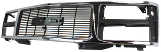 1988-1993 GMC C2500 Pickup Grille, Chrome Shell/Black Insert.