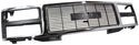 1988-1993 GMC C2500 Pickup Grille, Chrome Shell/Black Insert.