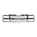 1994-2002 Chevy Pickup Truck Grille, Chrome.