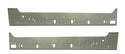 Two metal brackets with multiple holes on a white background. 2003-2006 Ford Expedition Inner Rocker Panels