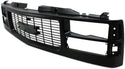 1994-2000 GMC K2500 Pickup Grille, Painted-Black.