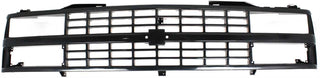 1988-1993 Chevy C3500 Pickup Grille Painted-Black.